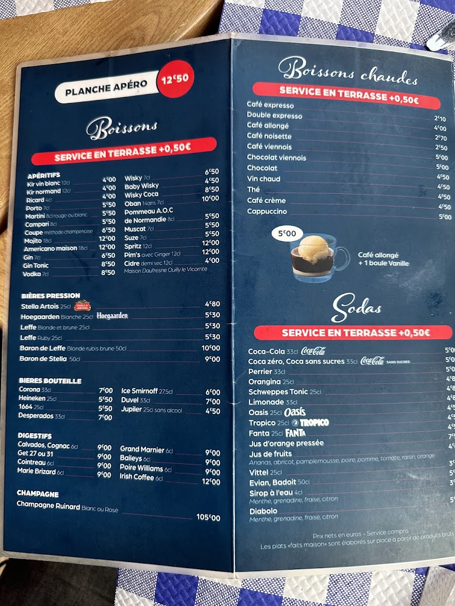 La Maison Bleue Menu - Image 3